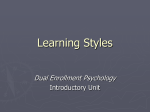 Learning Styles