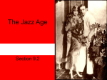 The Jazz Age