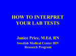 HOW TO INTERPRET YOUR LAB TESTS