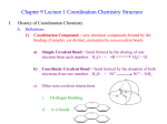 Chapter 1 Structure and Bonding