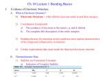 Chapter 1 Structure and Bonding