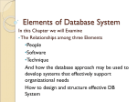 Elements of Database System