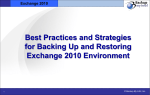 NYExUG-2010.12.14 - New York Exchange User Group