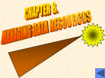 MANAGING DATA RESOURCES