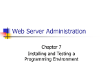 Web Server Administration