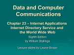 Chapter 23 - William Stallings, Data and Computer