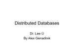 Distributed Databases