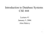 Introduction to Database Systems