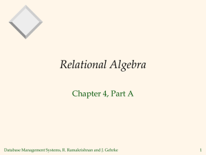 Relational Algebra