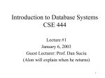 Introduction to Database Systems