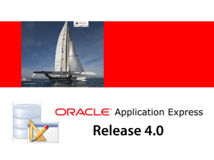 Oracle Application Express (Web Application Development)