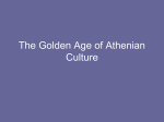 The Golden Age of Athenian Culture