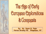 Age of Early European Explorations & Conquests