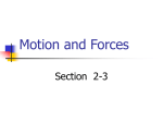 Force and Motion