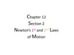 Newton`s Second Law