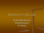 amanda`sNewton`s First Law