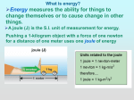 What is energy?