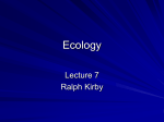 Ecology - 國立陽明大學