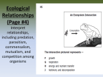 Biology EOC #14: Relationships Interpret relationships