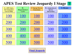 Science Jeopardy