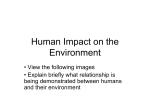 Human Impact on the Environment