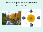 Organisms and their environment lecture 23.1