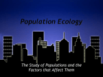 Population Ecology