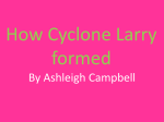 How Cyclone Larry formed