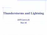 Air mass thunderstorms are