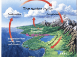 The water cycle