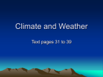 Climate and Weather