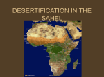 DESERTIFICATION IN THE SAHEL