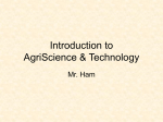 Introduction to AgriScience & Technology