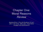 Chapter One: Moral Reasons