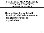 strategic management