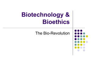 Introduction to Bioethics