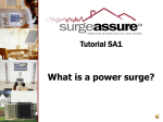 What is a power surge?