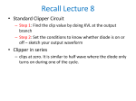 Recall-Lecture 7 - International Islamic University Malaysia