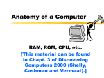 Anatomy of a Computer