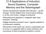 21-8 Applications of Induction: Sound Systems