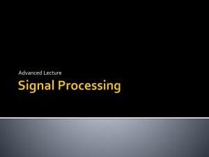 Signal Processing