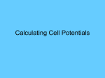 Reduction Oxidation and Potentials