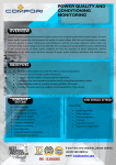 POWER QUALITY AND CONDITIONING MONITORING