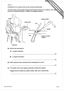 Core 1 www.XtremePapers.com Electrochemistry page 1