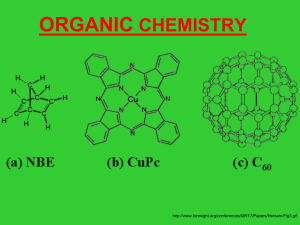 ORGANIC CHEMISTRY - Alex Science Department