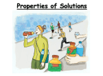 Properties of Solutions