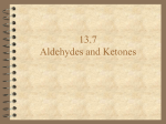 aldehyde ketone