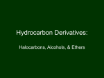 Hydrocarbon Derivatives: