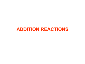 ADDITION REACTIONS