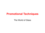 Promotional Techniques